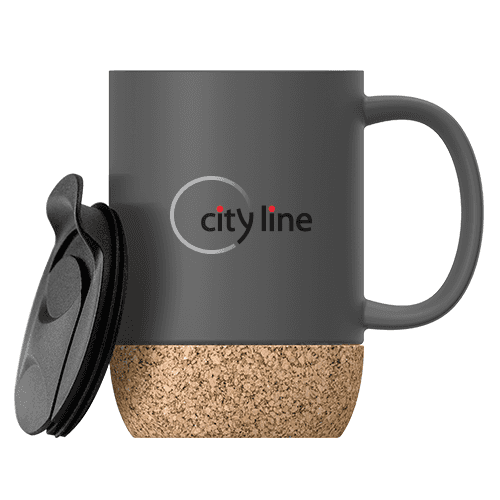 MUG EN CÉRAMIQUE AVEC LIÈGE - SM50 miniature 3