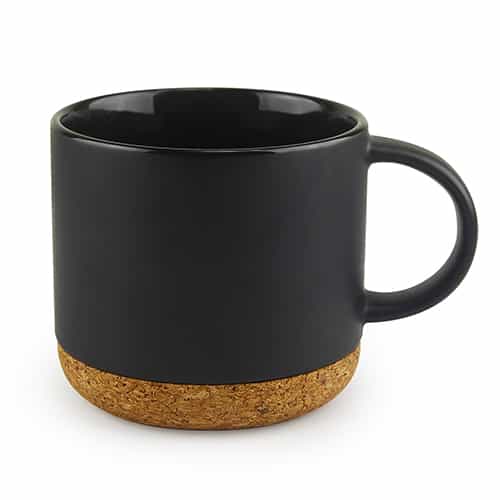 GRANDE TASSE EN CÉRAMIQUE AVEC BOUCHON EN LIÈGE - SM70 miniature 2