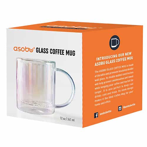 TASSE À CAFÉ EN VERRE ASOBU - DWG43 miniature 1