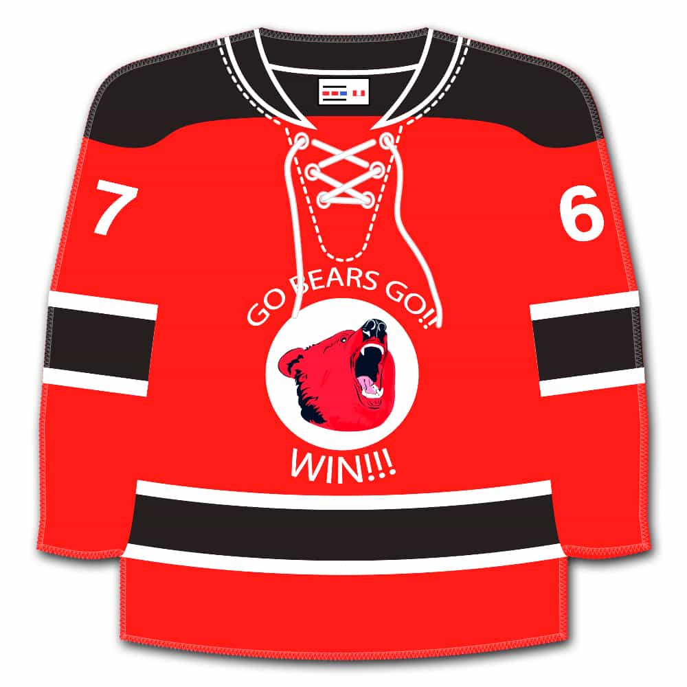 Serviette de soutien, Maillot de hockey miniature 5