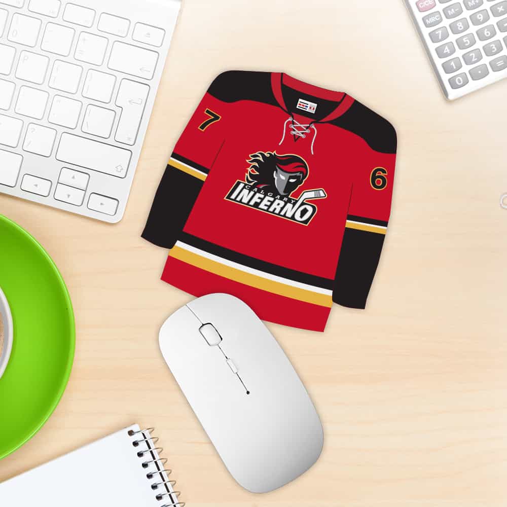 Tapis de souris, Forme - Maillot de hockey miniature 1
