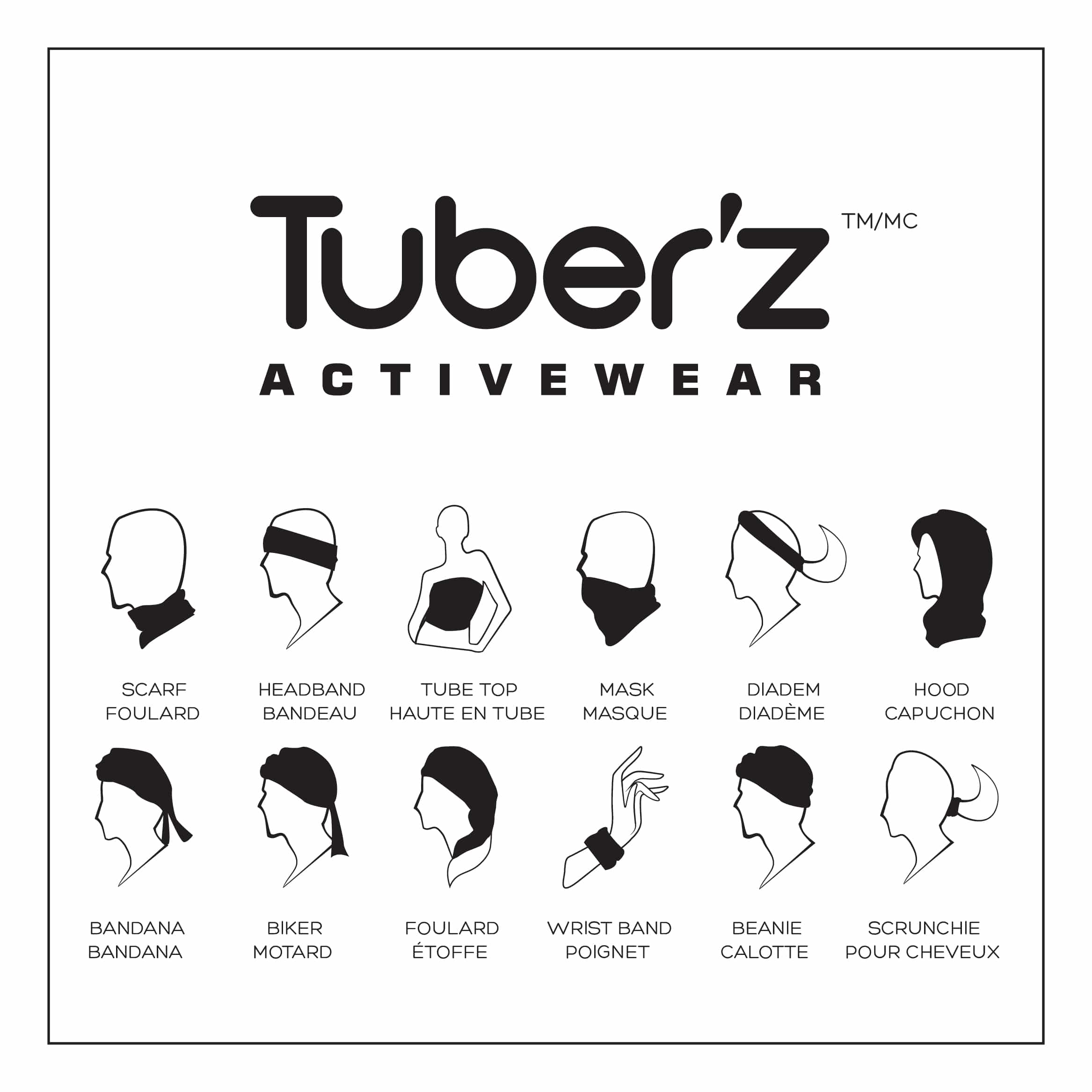 Tuber'z - Non-imprimé, Orange Fluo miniature 5