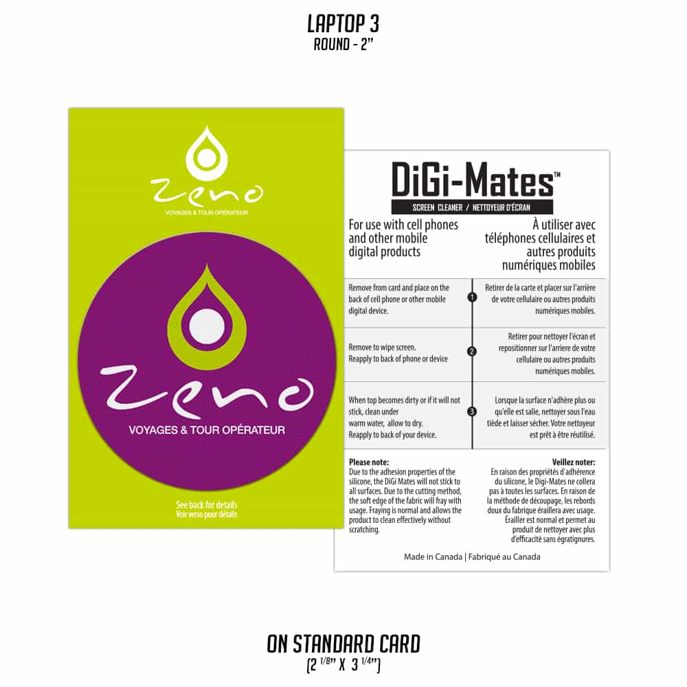 Nettoyant d'écran pour ordinateur portable DiGi-Mates™ - Rond miniature 1