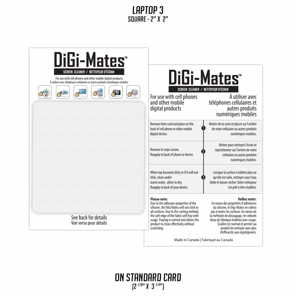 Nettoyant d'écran pour ordinateur portable DiGi-Mates™ - Carré miniature 5