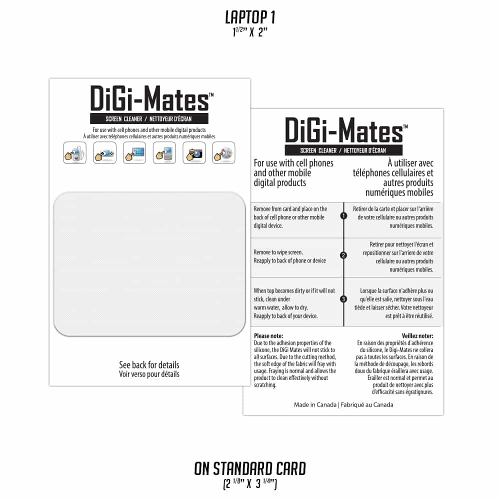 Nettoyant d'écran pour ordinateur portable DiGi-Mates™ - Standard miniature 7