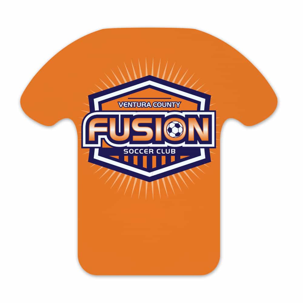 Chiffon de nettoyage en microfibre, forme personnalisée - T-shirt miniature 1