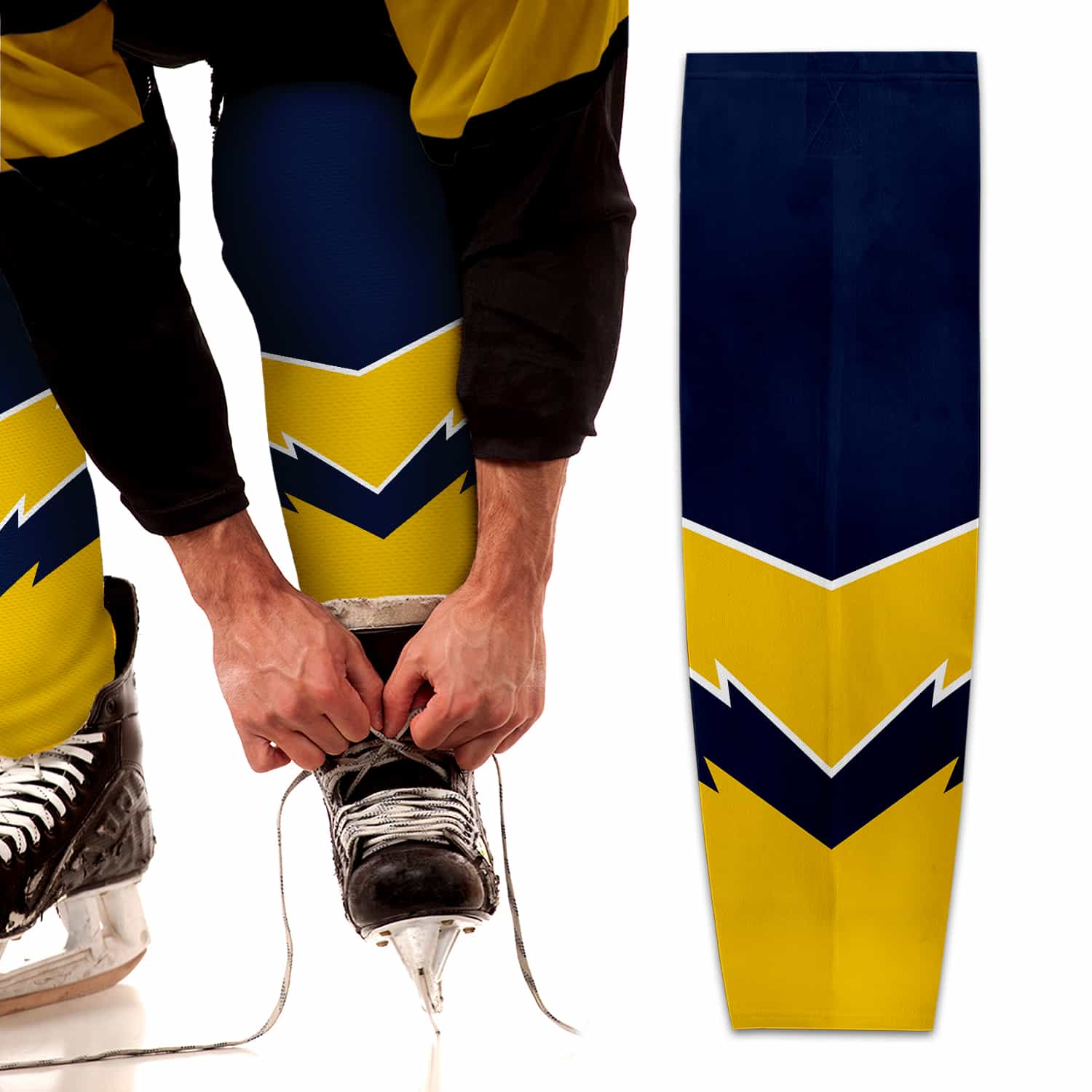 Chaussettes de hockey miniature 1