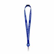 Lanière en soie de Chine avec combo de porte-badge rétractable miniature 12