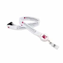 Lanière en soie de Chine avec combo de porte-badge rétractable miniature 6