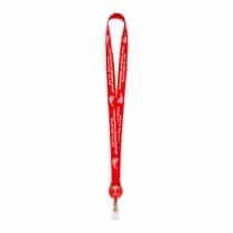 Lanière en soie de Chine avec combo de porte-badge rétractable miniature 4
