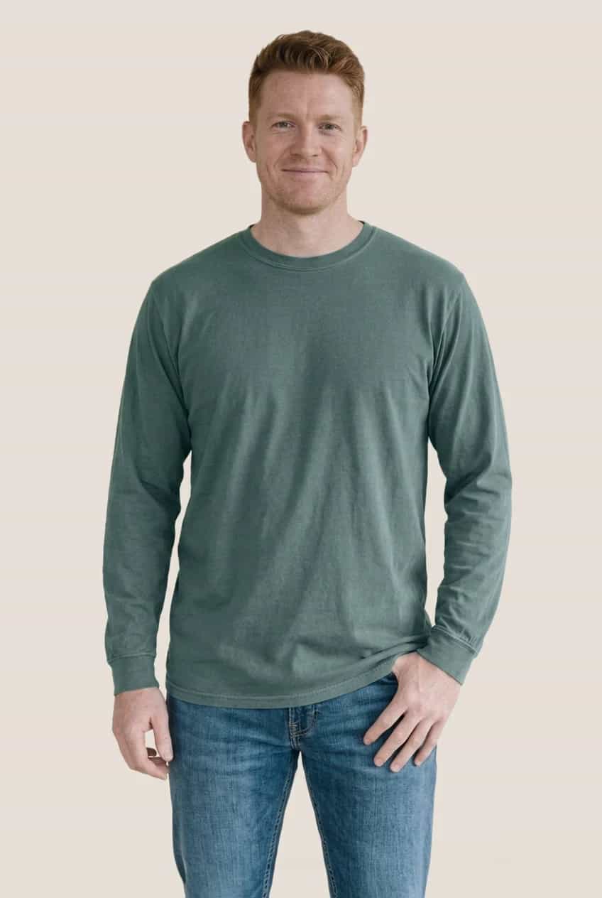 T-shirt manches longues «vintage wash» miniature 1