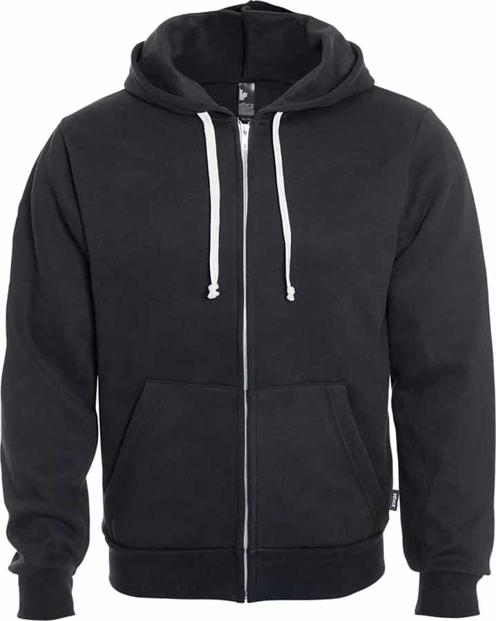 Hooded zip-up sweatshirt miniature 6