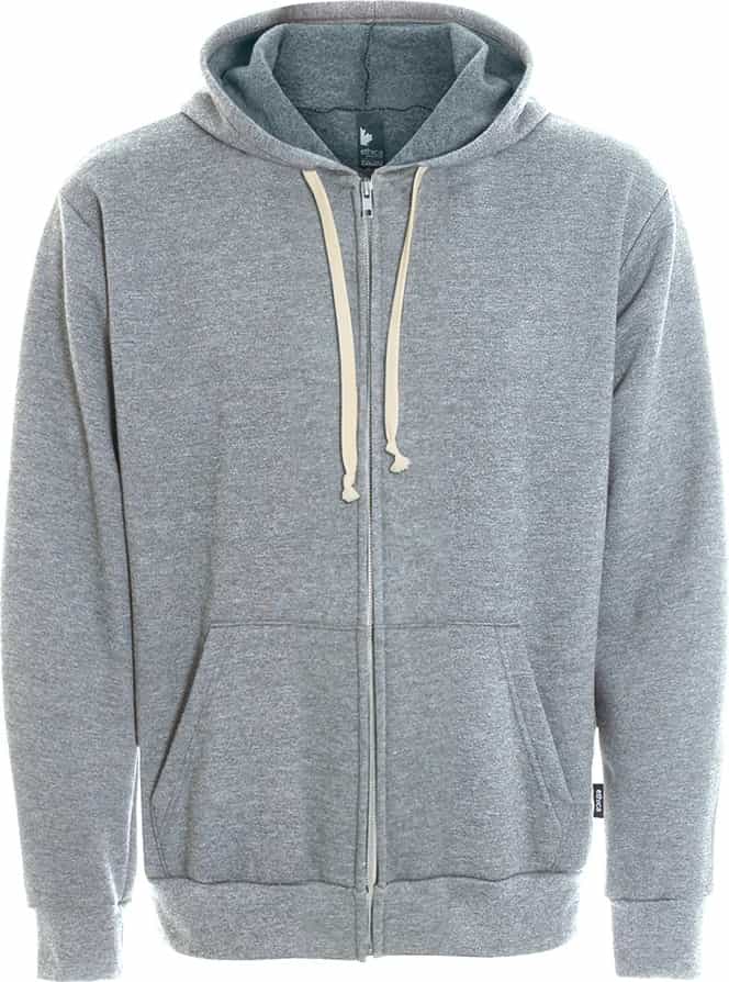 Hooded zip-up sweatshirt miniature 4