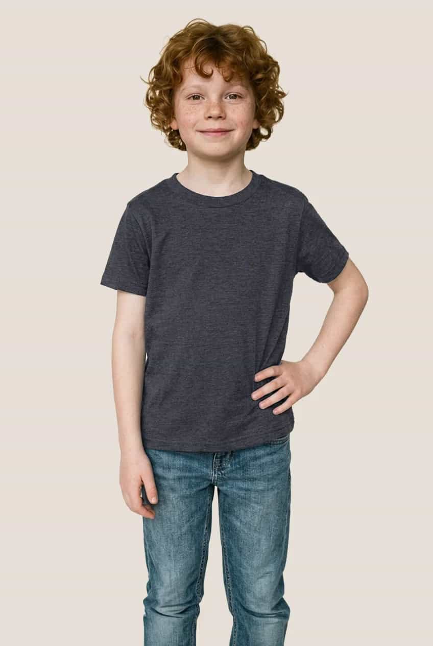 T-shirt col rond - Enfant miniature 1