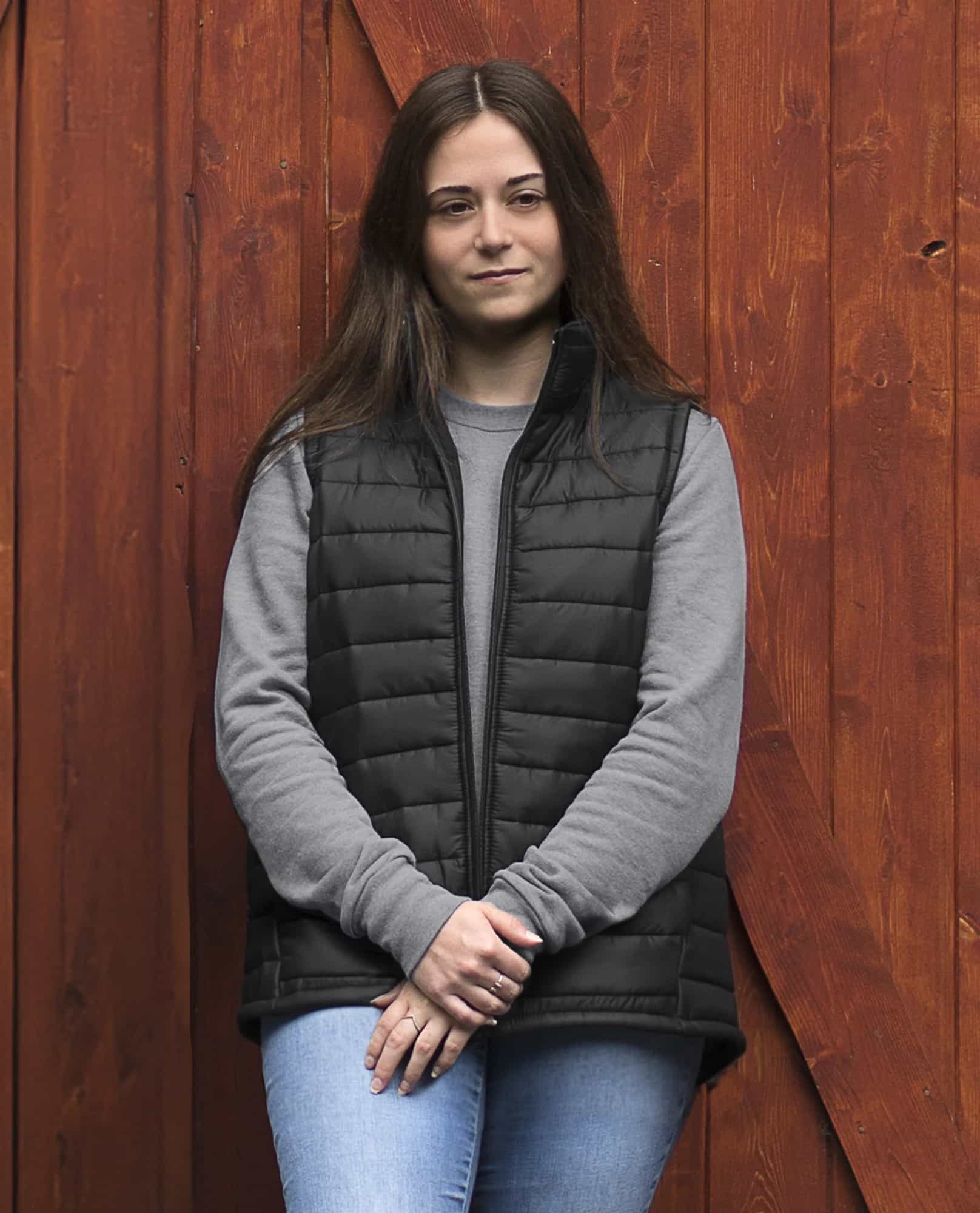 Veste matelassée sans manches - Femme miniature 2
