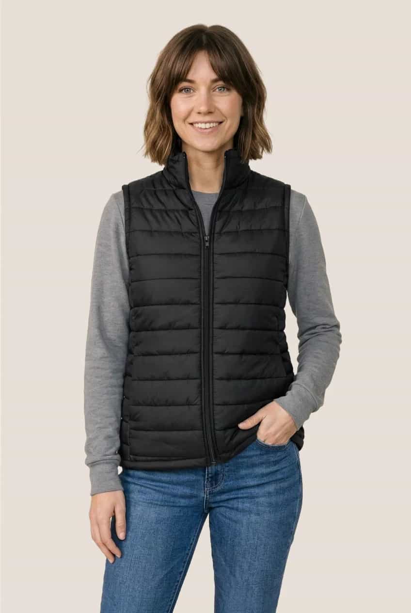 Veste matelassée sans manches - Femme miniature 1