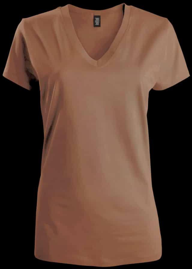 T-shirt col en V - Femme miniature 4