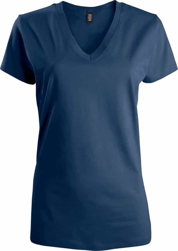 T-shirt col en V - Femme miniature 2