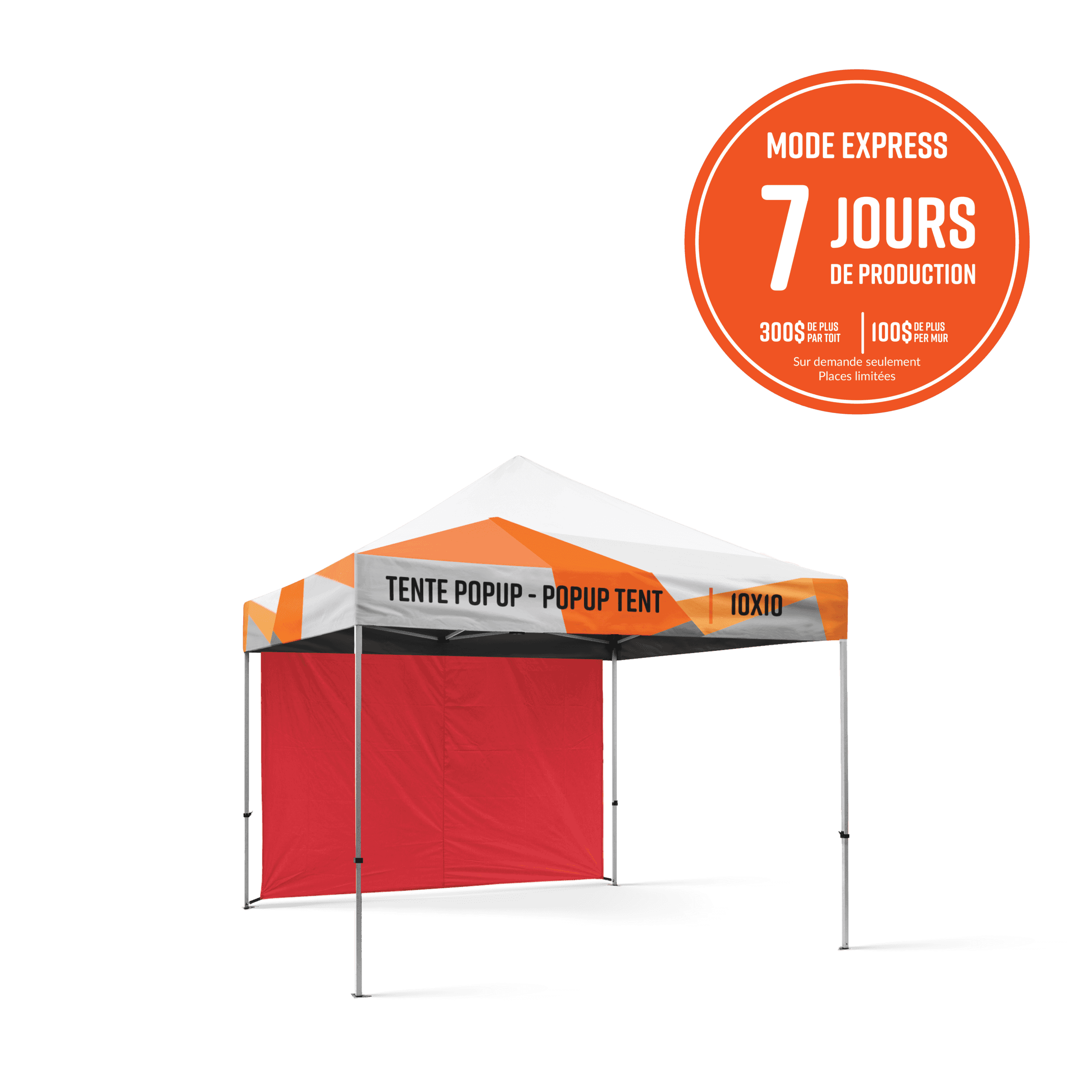 Mur unis pour tente pop-up - tissu seulement - Fabrik & Co. miniature 1