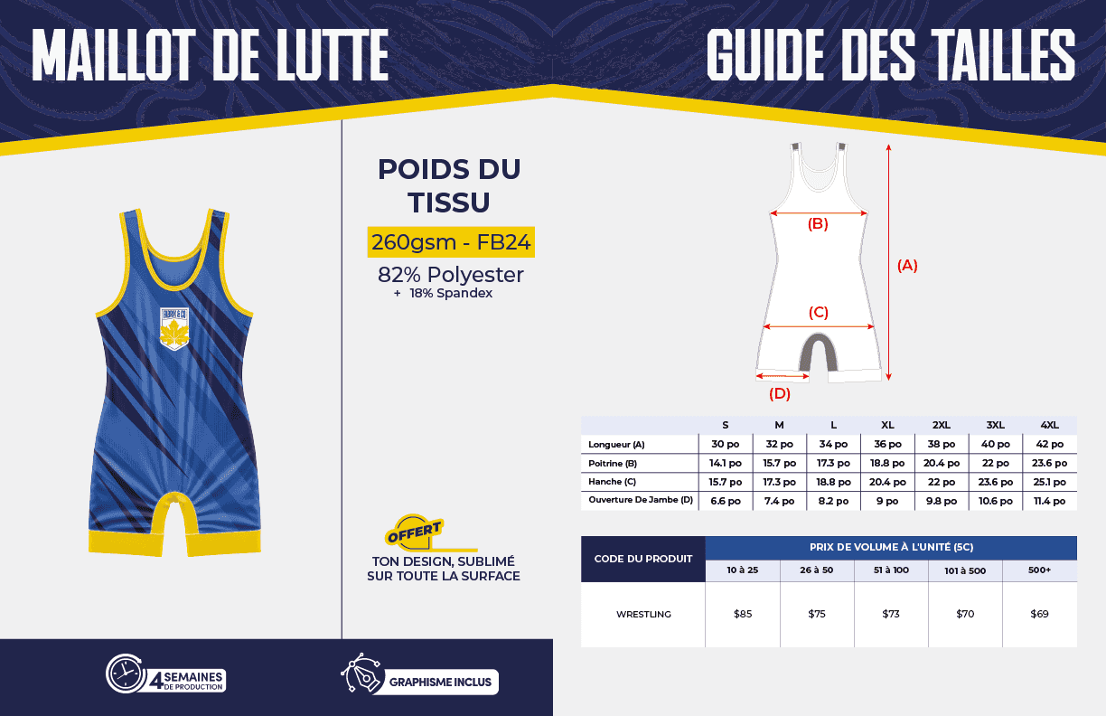 Maillot de lutte - Fabrik & Co. miniature 3