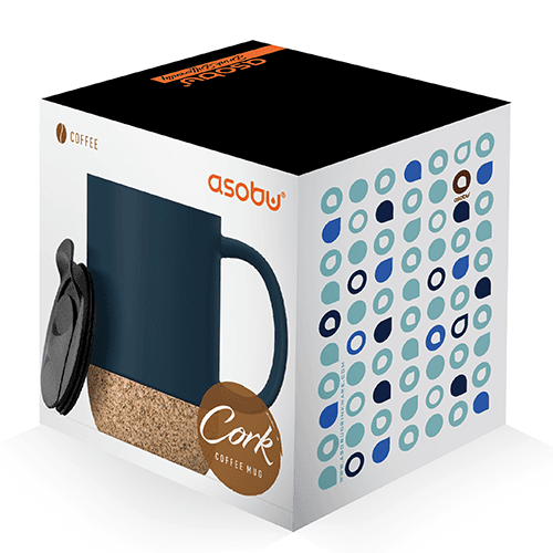 MUG EN CÉRAMIQUE AVEC LIÈGE - SM50