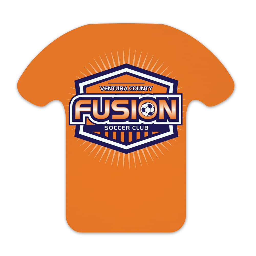 Chiffon de nettoyage en microfibre, forme personnalisée - T-shirt