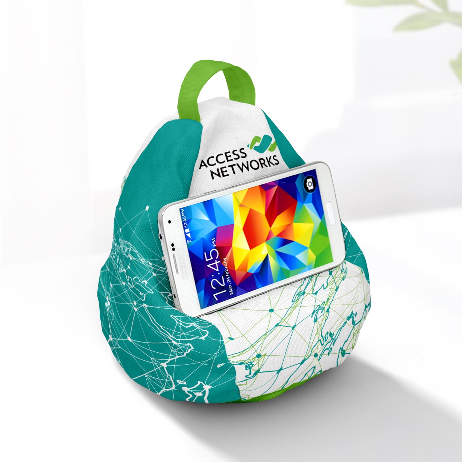 Chaise de bean bag pour téléphone cellulaire