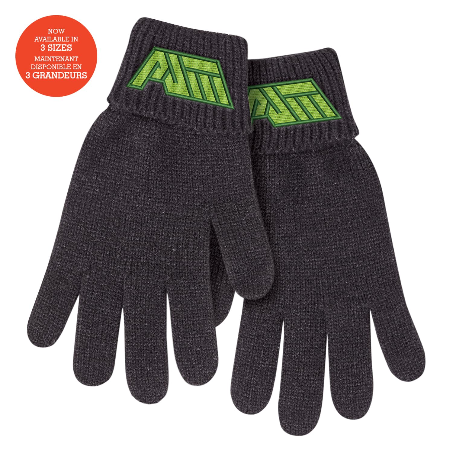 Gants en acrylique avec poignets repliés