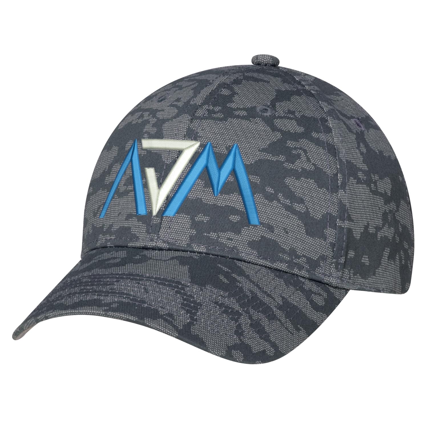 Coton Drill, casquette 6 panneaux ajustée (Camouflage urbain)