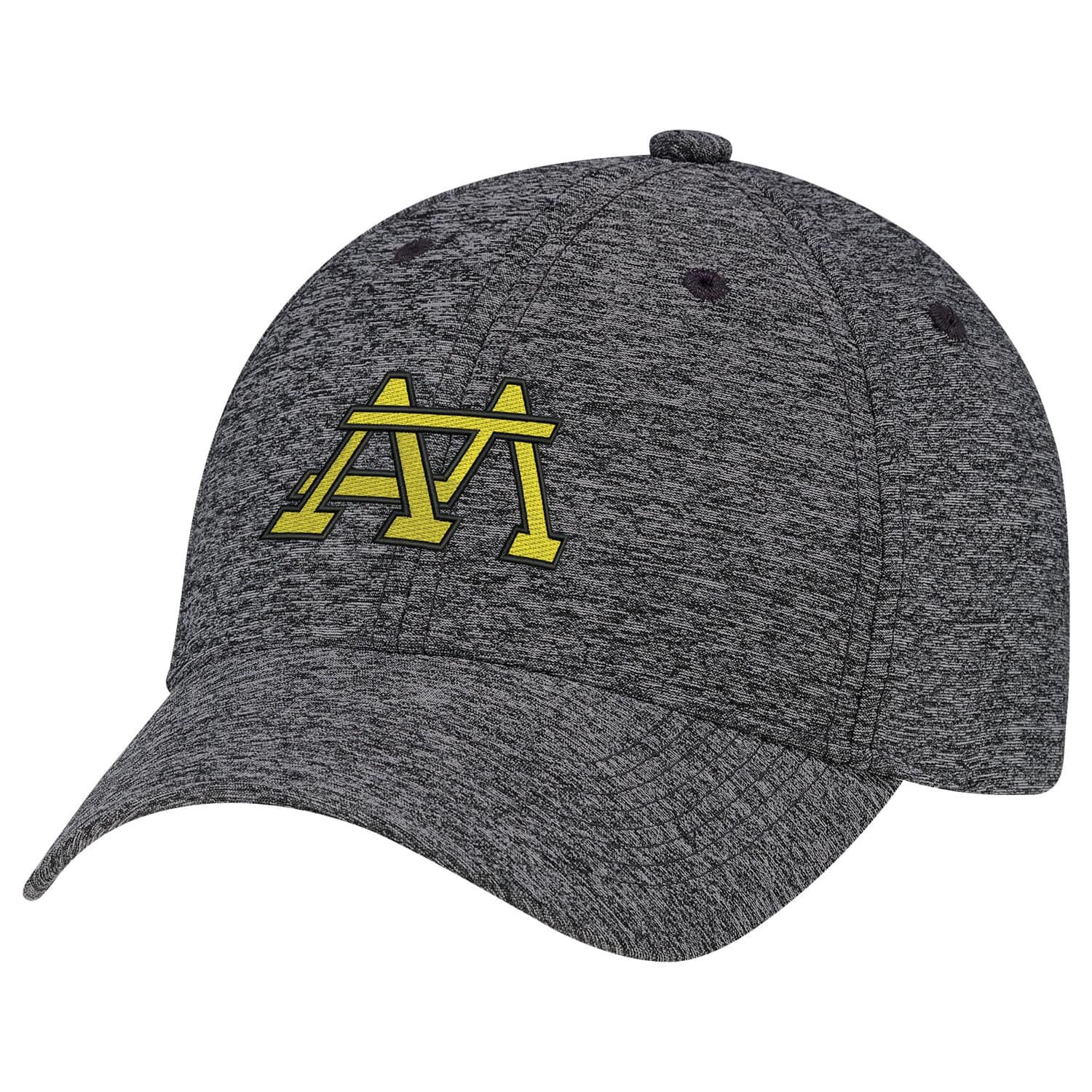 Polyester Marl, casquette 6 panneaux ajustée