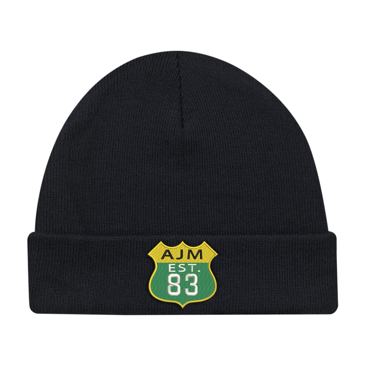 Tuque à revers en acrylique léger, tricot côtelé