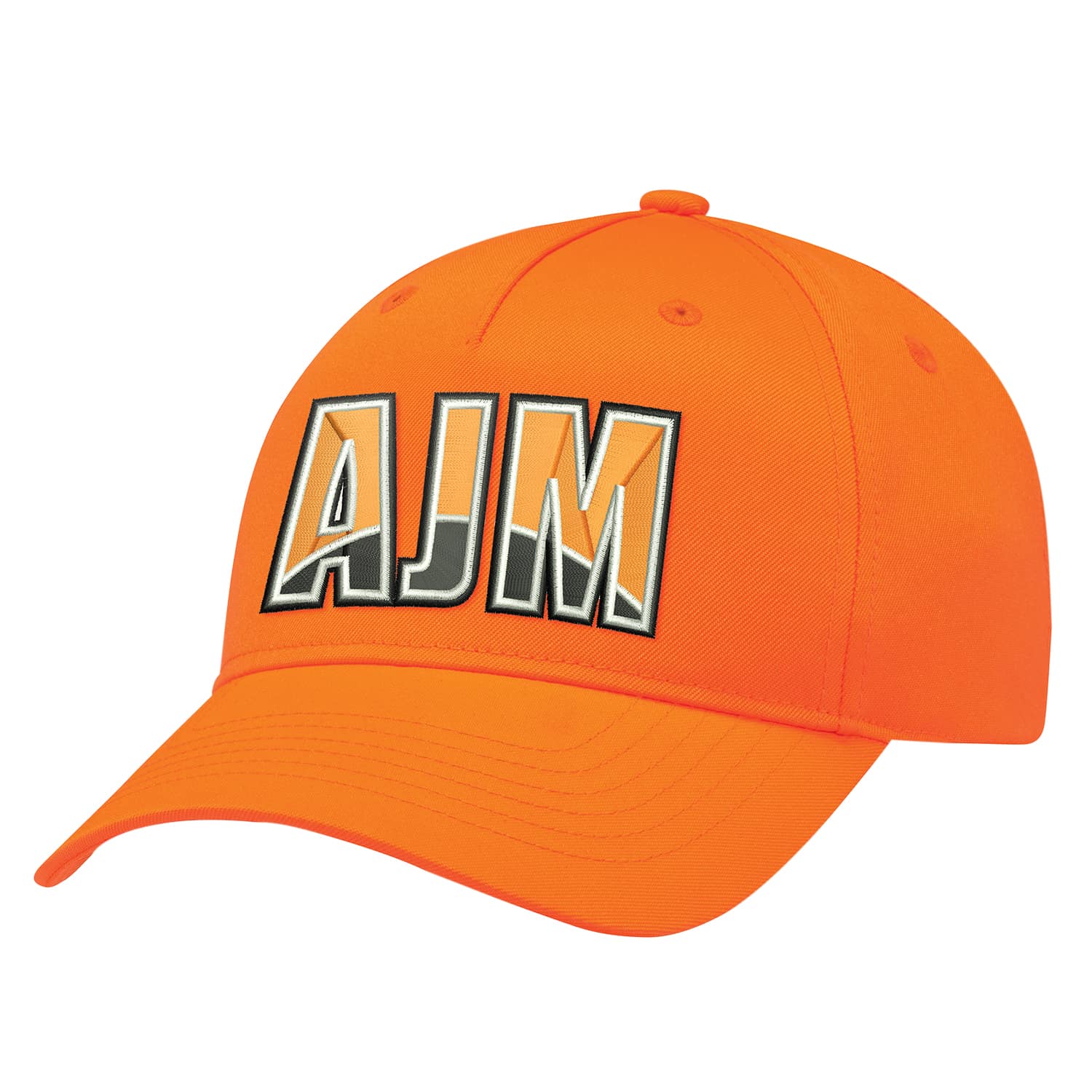 Polyester, casquette 5 panneaux ajustée