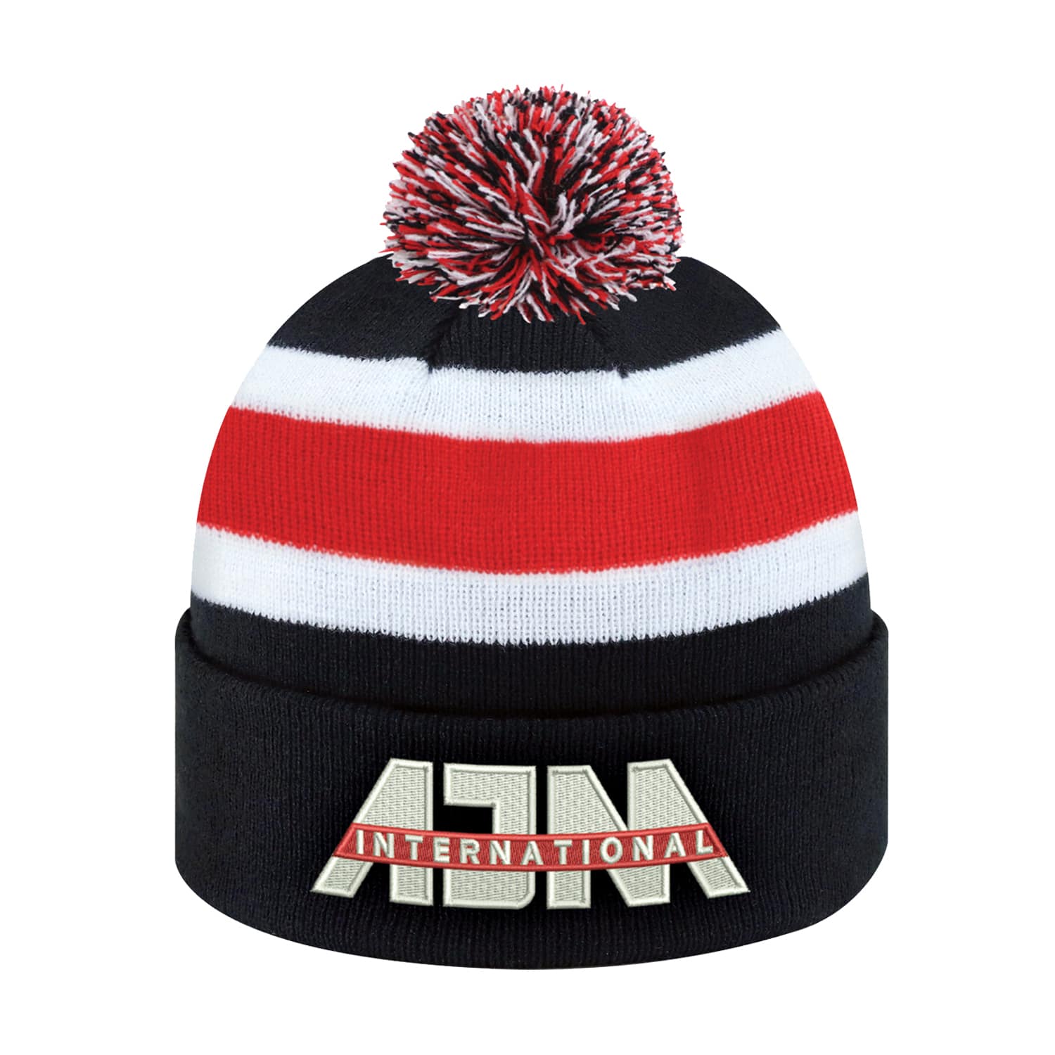 Tuque à revers en acrylique pour junior (Pompon 8 cm, Junior)