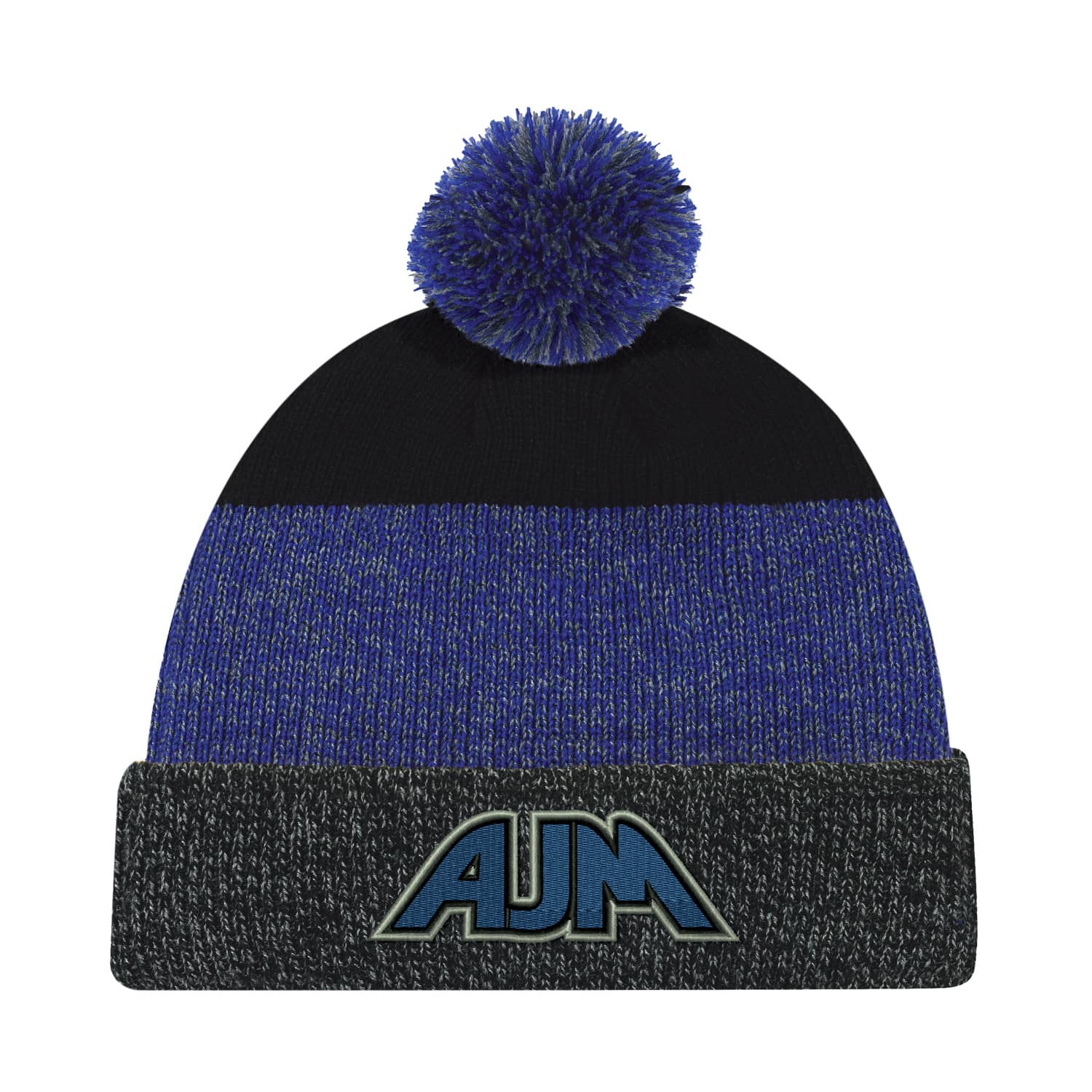 Tuque a revers en acrylique (Pompon 8cm)