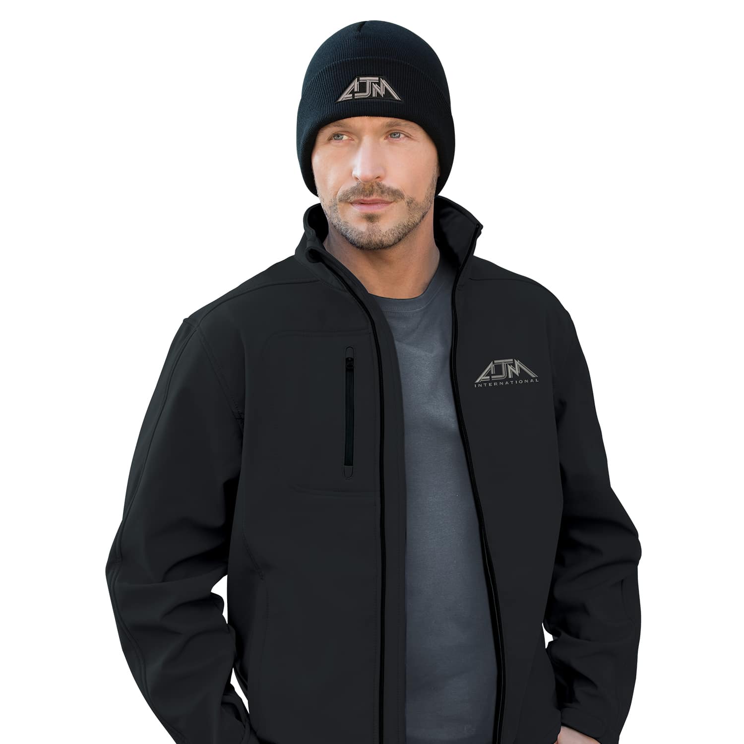 Vestes softshell saisonnières performance pour hommes :: 94 % polyester / 6 % spandex, softshell laminé 3 couches