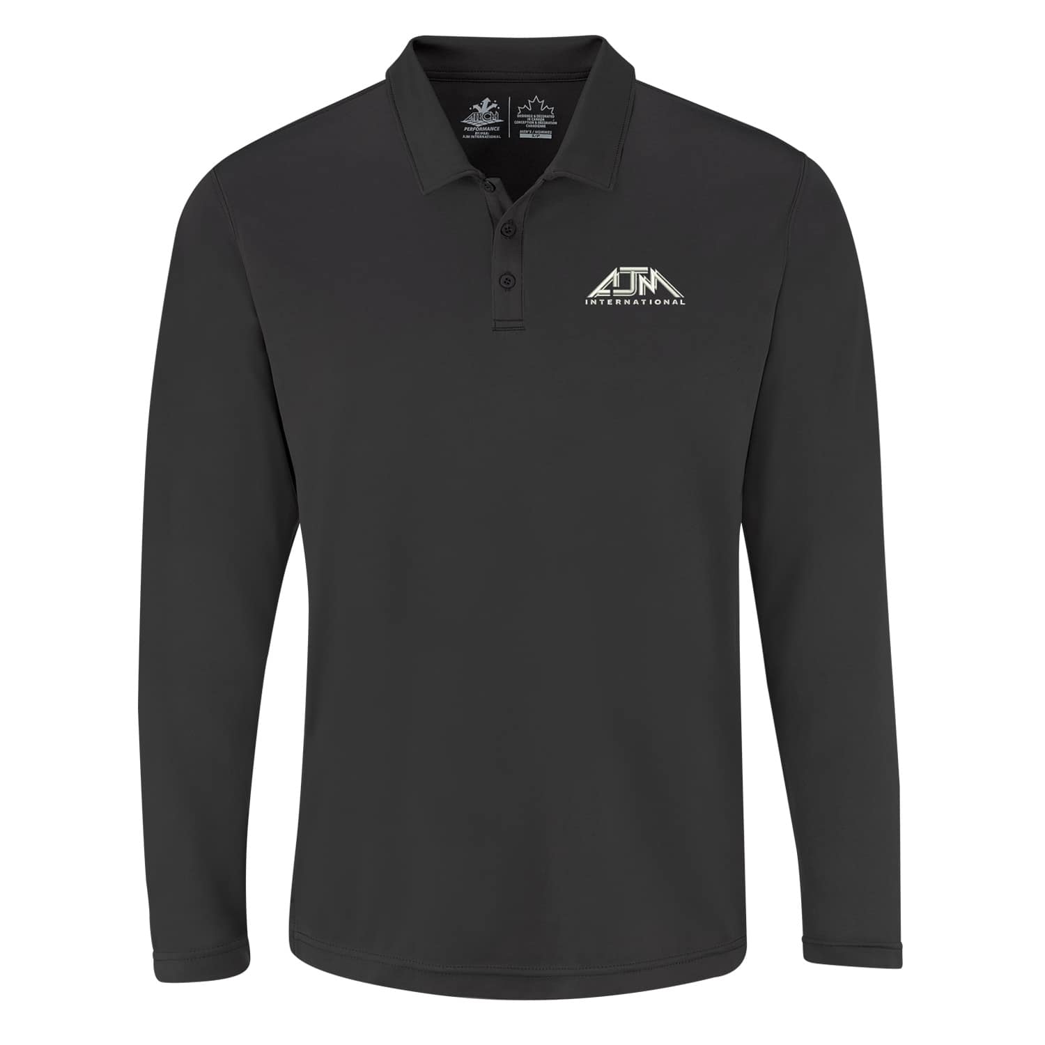 Polos performance à manches longues pour hommes