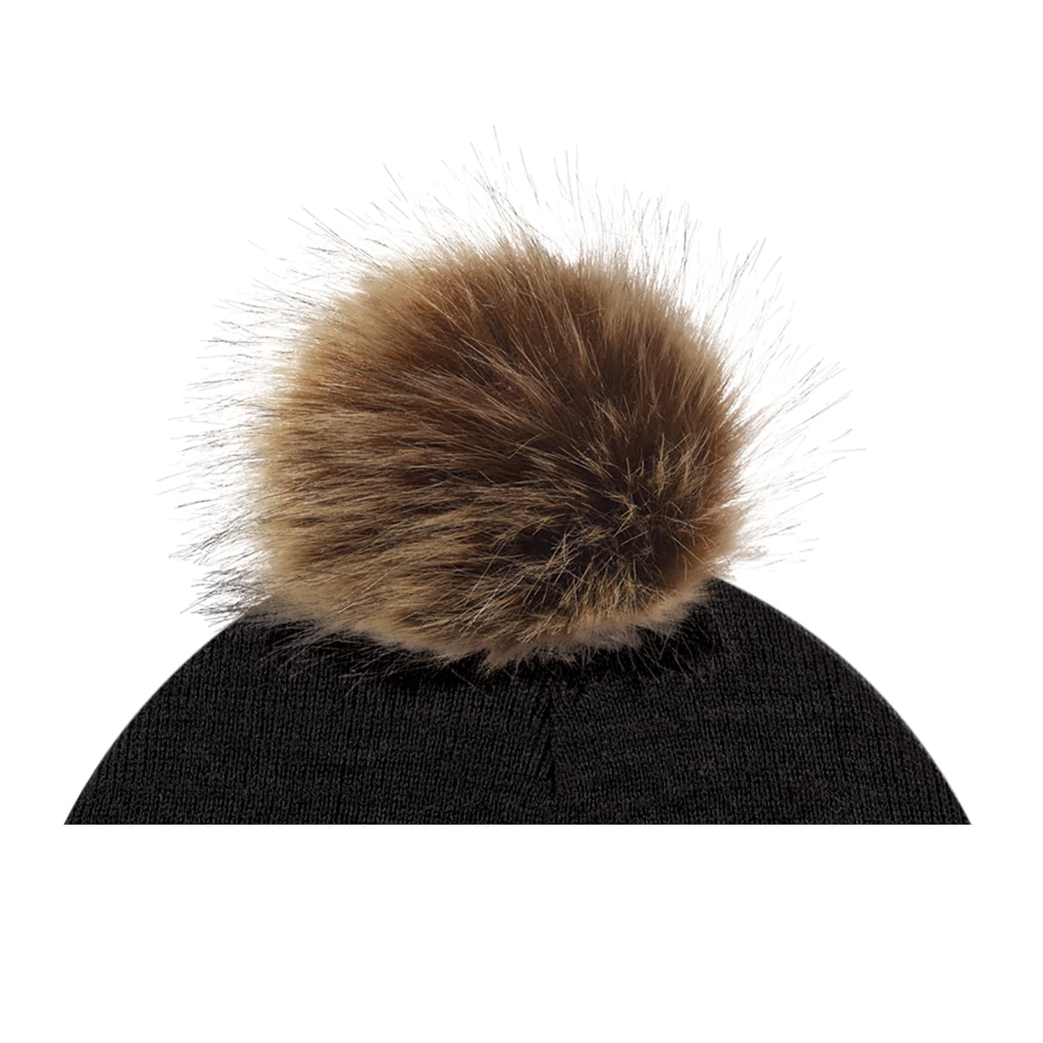 Fausse fourrure en polyester, Pompon (8 cm)