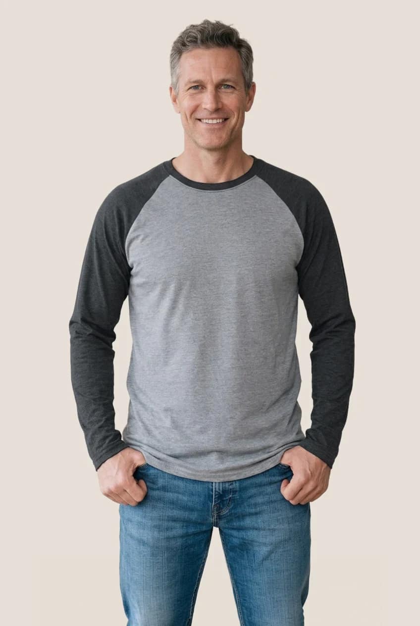 T-shirt raglan manches longues