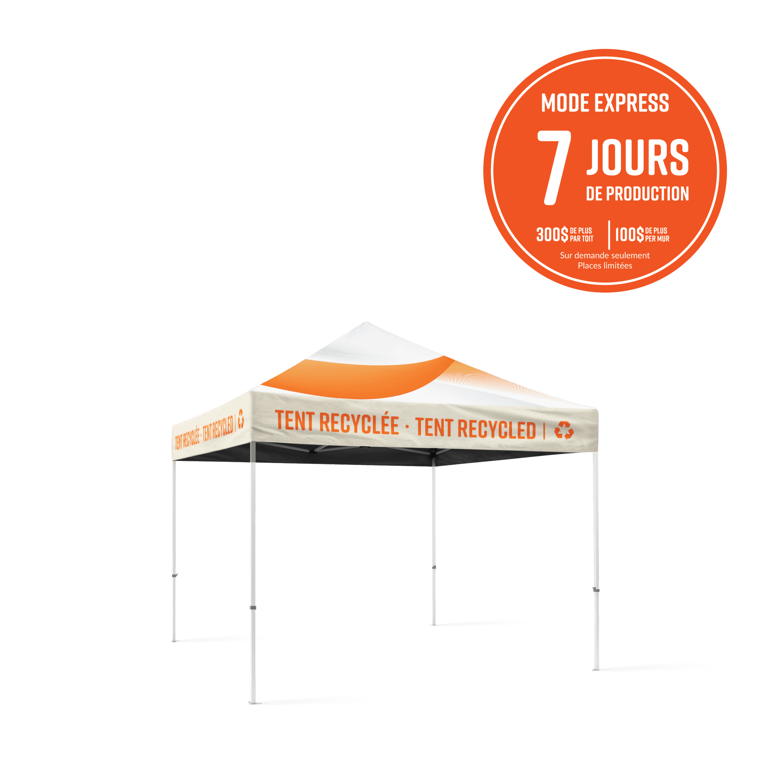 Tente pop-up recyclée - Kit - Fabrik & Co.